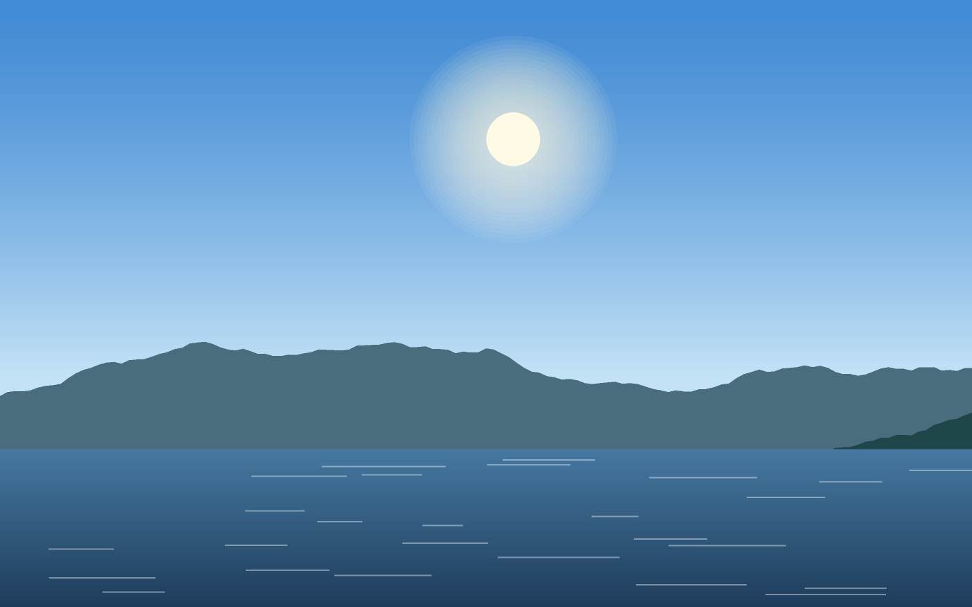 Landschapsillustratie