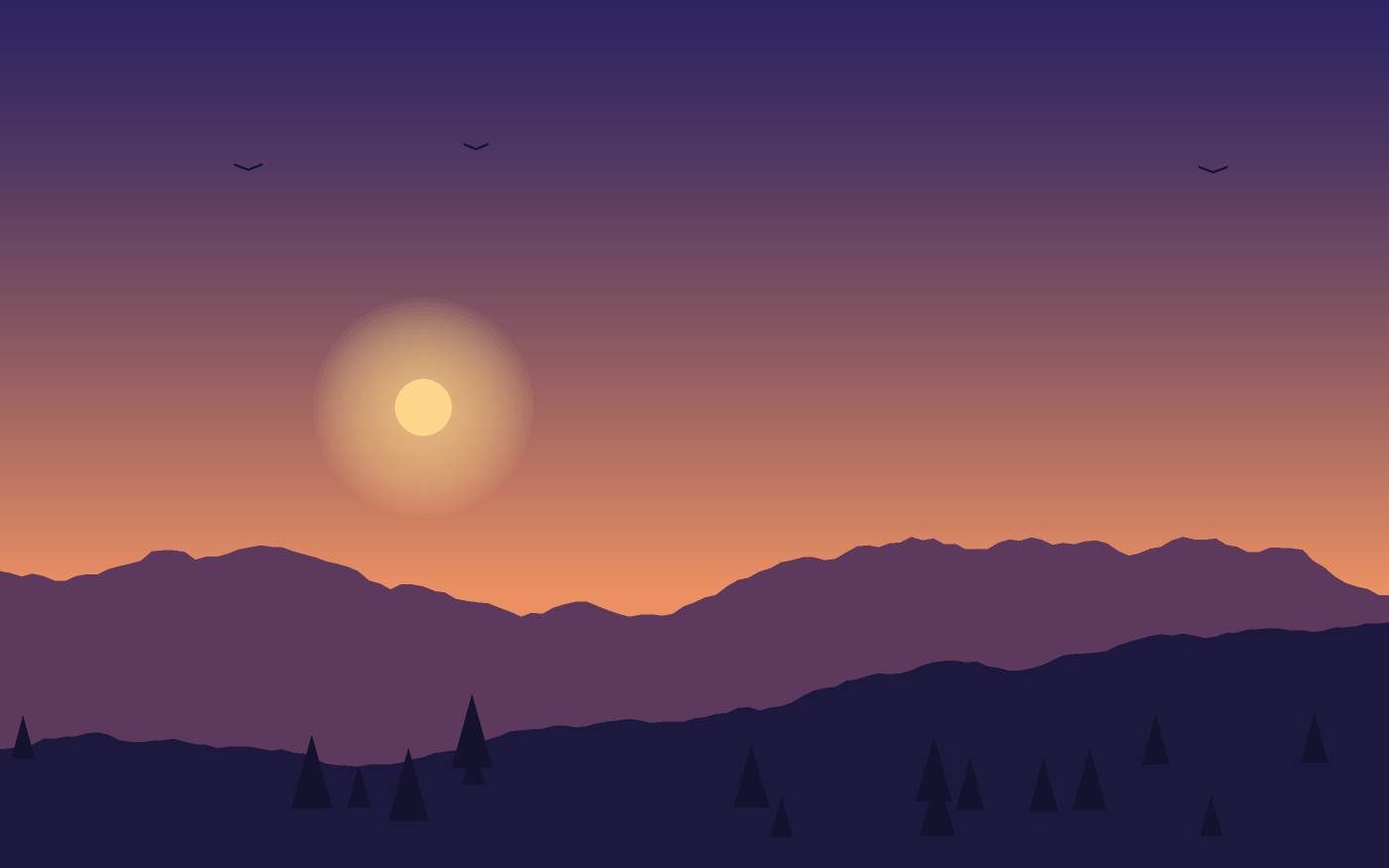 Landschaftsillustration